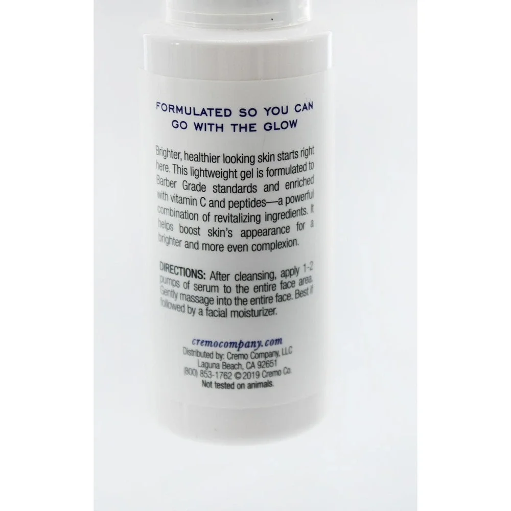 2 Pack Cremo Defender Series Brightening Serum Vitamin C Peptides For Men 1.5oz